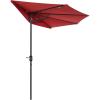 image9ft Half UmbrellaRed