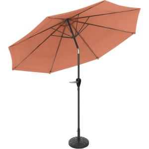 imagePure Garden Patio Umbrella with Auto TiltTerracotta