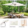 imagePure Garden 10 Rectangular Patio UmbrellaBeige