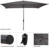 imagePure Garden 10 Rectangular Patio UmbrellaGray