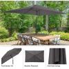 imagePure Garden 10 Rectangular Patio UmbrellaGray