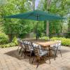 imagePure Garden 10 Rectangular Patio UmbrellaGreen