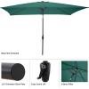 imagePure Garden 10 Rectangular Patio UmbrellaGreen