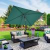 imagePure Garden 10 Rectangular Patio UmbrellaGreen