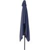 imagePure Garden 10 Rectangular Patio UmbrellaNavy