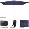 imagePure Garden 10 Rectangular Patio UmbrellaNavy