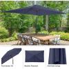 imagePure Garden 10 Rectangular Patio UmbrellaNavy