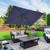 imagePure Garden 10 Rectangular Patio UmbrellaNavy