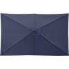 imagePure Garden 10 Rectangular Patio UmbrellaNavy