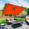 imagePure Garden 10 Rectangular Patio UmbrellaOrange
