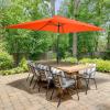 imagePure Garden 10 Rectangular Patio UmbrellaOrange