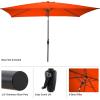 imagePure Garden 10 Rectangular Patio UmbrellaOrange