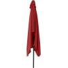 imagePure Garden 10 Rectangular Patio UmbrellaRed