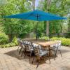 imagePure Garden 10 Rectangular Patio UmbrellaTurquoise