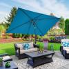 imagePure Garden 10 Rectangular Patio UmbrellaTurquoise