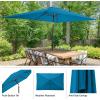 imagePure Garden 10 Rectangular Patio UmbrellaTurquoise