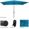 imagePure Garden 10 Rectangular Patio UmbrellaTurquoise