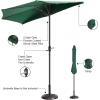 imagePure Garden 327425IKV Patio Umbrella Forest Green