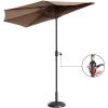 imagePure Garden 443470PUF Patio Umbrella Brown