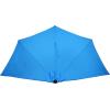 imagePure Garden Patio Umbrella  9FT Half Umbrella Outdoor Patio Canopy with Easy Hand Crank  Condo Townhouse or Balcony Furniture by Villacera Blue