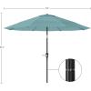 imagePure Garden Patio Umbrella with Auto TiltDusty Green
