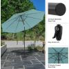 imagePure Garden Patio Umbrella with Auto TiltDusty Green