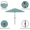 imagePure Garden Patio Umbrella with Auto TiltDusty Green