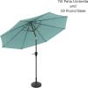 imagePure Garden Patio Umbrella with Auto TiltDusty Green
