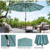 imagePure Garden Patio Umbrella with Auto TiltDusty Green