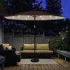 imagePure Garden Patio Umbrella with LightsWith Base