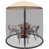 imageMosquito Net for Patio Umbrellas  Bug Screen for 75ft Umbrella to Keep Out Insects  Zippered Mesh Cover with Weighted Bottom by Pure Garden75