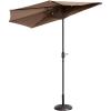 imagePure Garden 443470PUF Patio Umbrella Brown