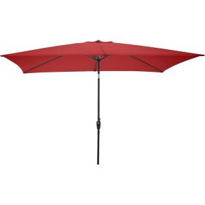 imagePure Garden 10 Rectangular Patio UmbrellaRed