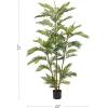 imageHome Pure Garden Artificial Golden Cane Palm Tree72 Faux Plant Natural Feel LeavesRealistic Indoor Potted Topiary Dcor