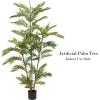 imageHome Pure Garden Artificial Golden Cane Palm Tree72 Faux Plant Natural Feel LeavesRealistic Indoor Potted Topiary Dcor