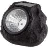 imagePure Garden 5021 Powered Rock Outdoor Weather FauxStone LED Solar Lights Set for Paths Gardens and Landscaping 4PACK Black 4 CountBlack