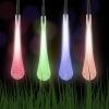 imagePure Garden 50LG1016 String Set of 2 30 Bulb Solar Power Outdoor LED Decor Tear Drop Lighting with 8 Modes and Rechargeable Battery MultiColorMulticolor