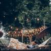 imagePure Garden 50LG1090 Outdoor String Solar Powered Traditional Hanging Lighting with VintageStyle Bulbs for Patio Backyard Garden Events Clear ampamp Black