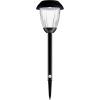 imagePure Garden 8Piece Solar Outdoor Lights Set  Rechargeable Landscaping Lighting  Provides 6 Hours of Outside Illumination Per Charge Black