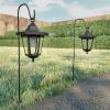 imagePure Garden Hanging Solar Coach Lights 26 Outdoor Lights with Hanging Hooks Set of 2Set of 2