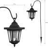 imagePure Garden Hanging Solar Coach Lights 26 Outdoor Lights with Hanging Hooks Set of 2Set of 2