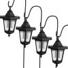 imagePure Garden Hanging Solar Coach Lights 26 Outdoor Lights with Hanging Hooks Set of 2Set of 4