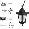imagePure Garden Hanging Solar Coach Lights 26 Outdoor Lights with Hanging Hooks Set of 2Set of 4