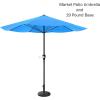 imagePure Garden Patio Umbrella with Vented Canopy  9FT Easy Crank Outdoor Umbrella for Shade  For Deck Balcony Backyard or Pool Hunter GreenHunter Green