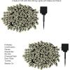 imagePure Garden Solar Powered Outdoor String Lights  200 LED Fairy Lights with Eight Light Modes  for Patio Backyard Holidays and Events White2 PACK