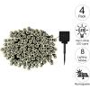 imagePure Garden Solar Powered Outdoor String Lights  200 LED Fairy Lights with Eight Light Modes  for Patio Backyard Holidays and Events White4 PACK