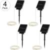imagePure Garden SolarPowered 100 Fairy Lights Warm White 2Pack4Pack