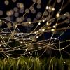 imagePure Garden SolarPowered 100 Fairy Lights Warm White 2Pack4Pack