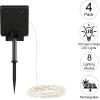 imagePure Garden SolarPowered 100 Fairy Lights Warm White 2Pack4Pack