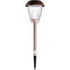 imagePure Garden SolarPowered Outdoor Lights  Set of 8 StainlessSteel Stake Lights for Gardens Walkways Driveways Landscapes and Patios CopperCopper